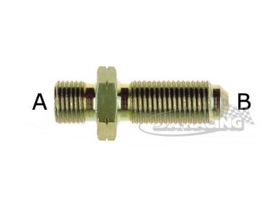 Stahl Bulkhead-Adapter mit BSP Aussengewinde
