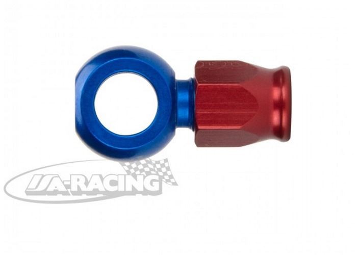 Aluminium Ringstutzen kurz mit Schlauchanschluss