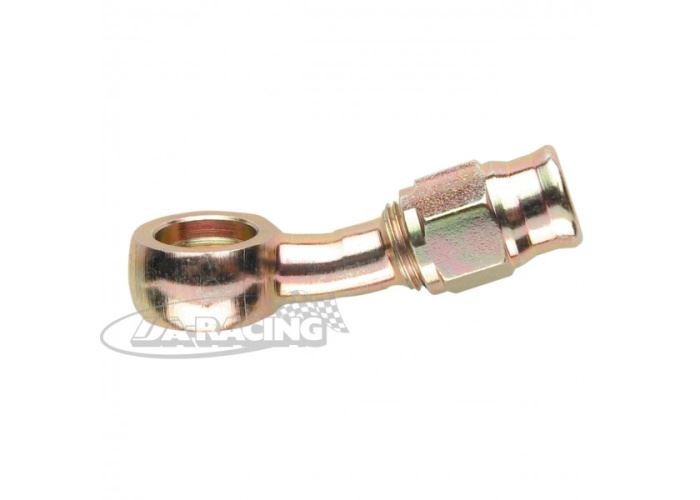 Stahl Ringstutzen lang 20° mit Schlauchanschluss