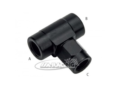 T-Stück drehbar, 2x M10x1 x 3/8"UNF