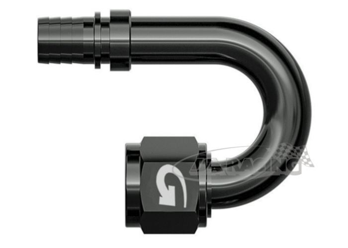 G-Line Aluminium Anschluss Serie 711 verpressbar, 180° Rohrbogen