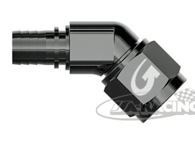 G-Line Aluminium Anschluss Serie 711 verpressbar, 45° Blockwinkel