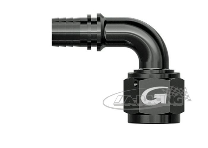 G-Line Aluminium Anschluss Serie 711 verpressbar, 90° Rohrbogen ohne Drehausgleich