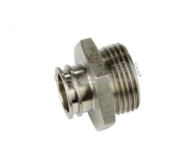 Wiggins Flanschadapter, Edelstahl
