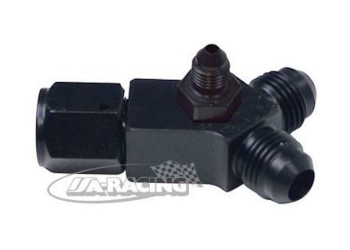 Aluminium Y-Verteilerblock mit D-03 Messabgang