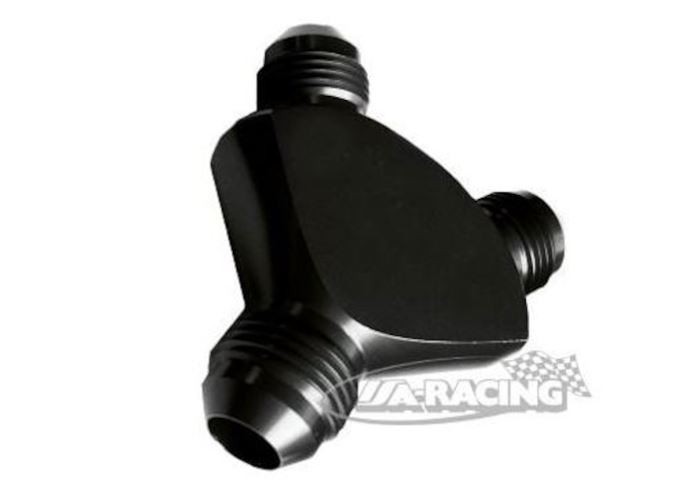 Aluminium Y-Reduzieradapter mit 3x Aussengewindende