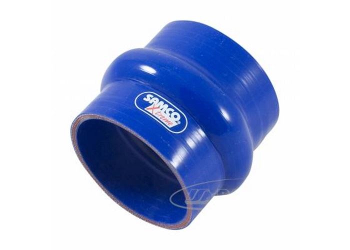 Samco Silikon-Aramid Turboschlauch blau, Länge 76mm