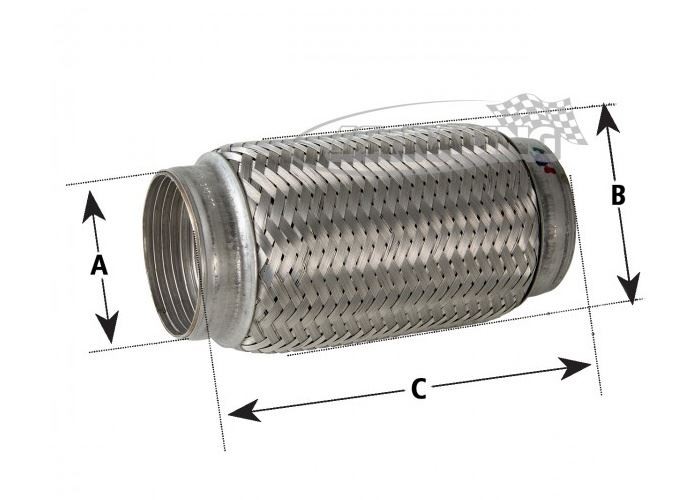 Softflex Rohrverbinder, gasdicht