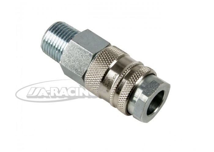 Schnellkupplung 1/2" Aussengewinde, Min. Luftquerschnitt 9,5mm
