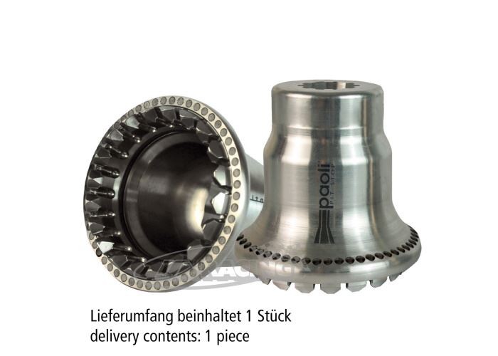 Radmutter-Nuss 1" Spline Drive Titan für Indycar