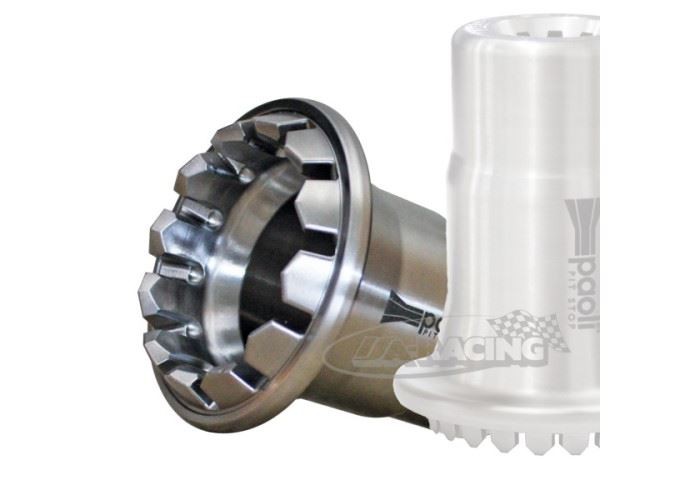 Radmutter-Nuss 1" Spline Drive Titan für Ferrari F488, 12 Zähne