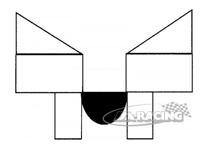 Expotent Regenrinne horizontal