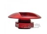 Aluminium Haubenhalter Oberteil rot