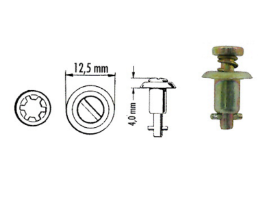 Camloc Verschlusszapfen Serie 2600