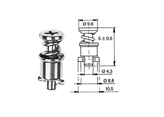 Camloc Verschlusszapfen Serie 4002