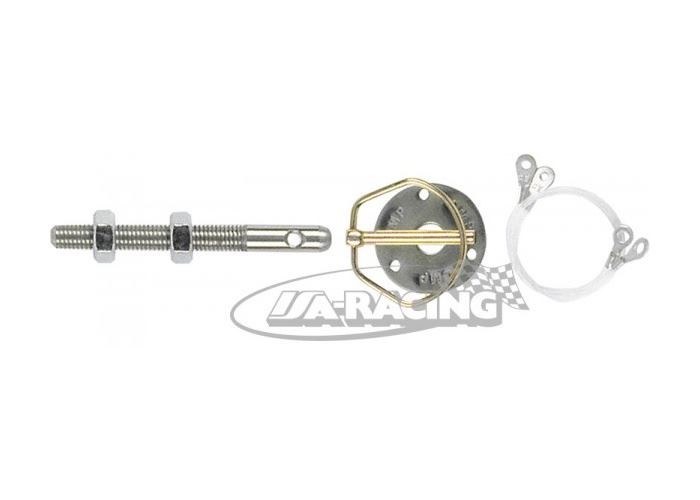 Haubenhalter Set mit Schiebering