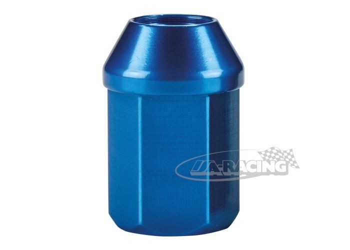 Kegel Radmutter metrisch, Aluminium blau