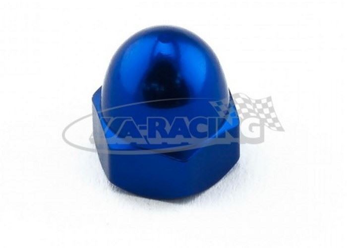 Aluminium Hut Mutter blau